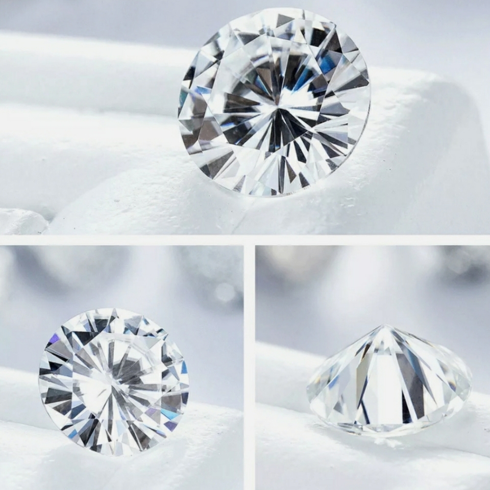 Moissanite Loose Stone D Color Round Cut 1.00TCW